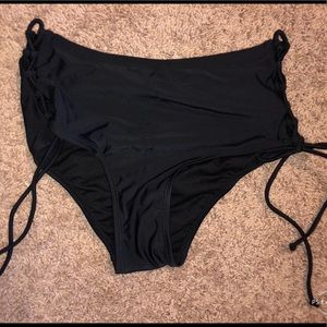 NWT xhilaration black swim bottoms - size 14w